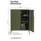 The Midi Locker | Olive