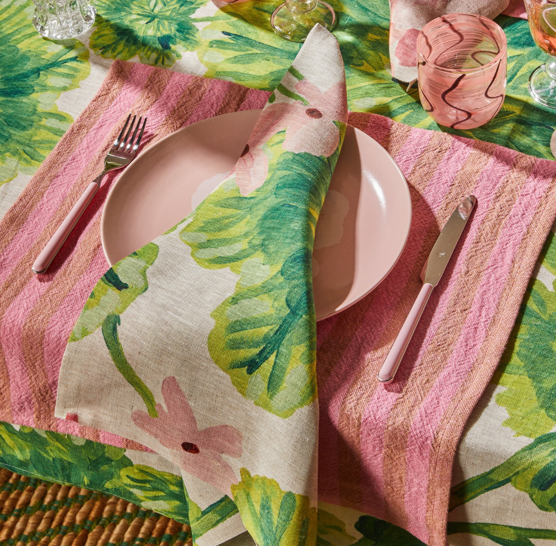 Napkins | Geranium | Set 4