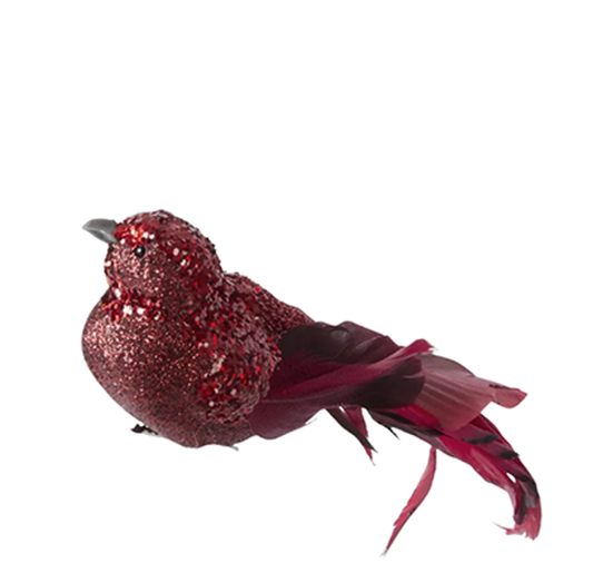 Calypso Clip on Bird | Red