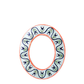 Samira Mirror Blue Lotus