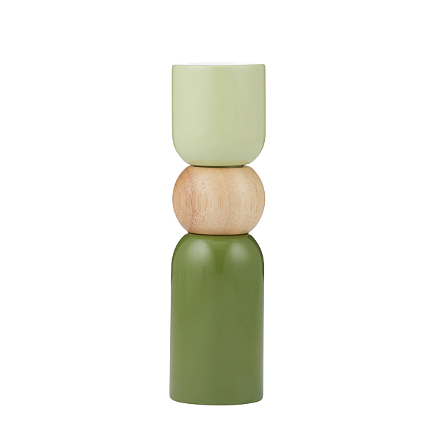 Wood S&P Grinder 20cm | Green