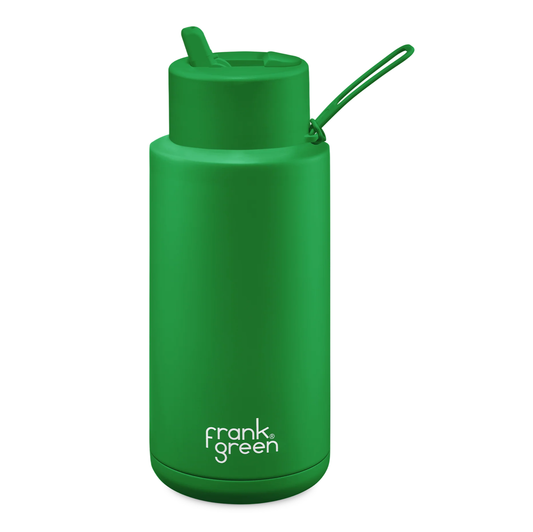 Ceramic Reusable Bottle 1L | Evergreen