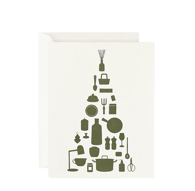 Card | Merry Christmas Utensil Tree