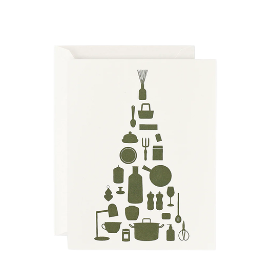 Card | Merry Christmas Utensil Tree