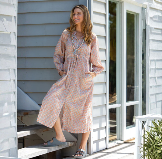 Virginia Dress | Coral