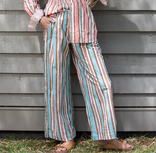 Virginia Palazzo Pant | Wedgewood