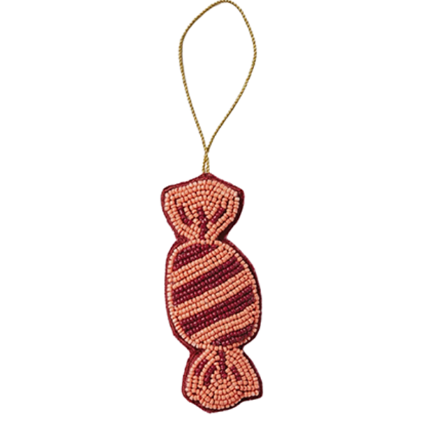 Bon Bon Beaded Decoration | Rust