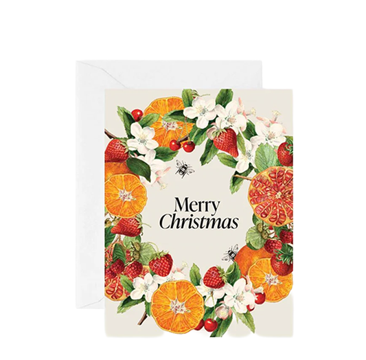Card | Merry Christmas Wreath