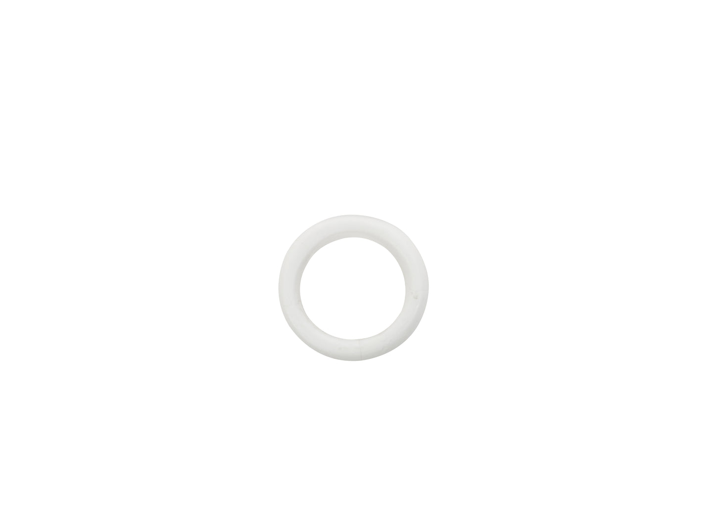 Modern Tribal Band Ring | White Clear