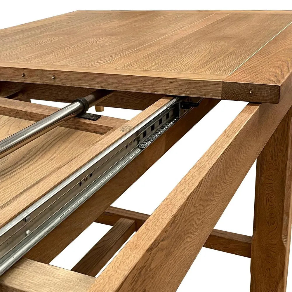 Extendable 3.1 m Hamptons Oakwood Dining Table