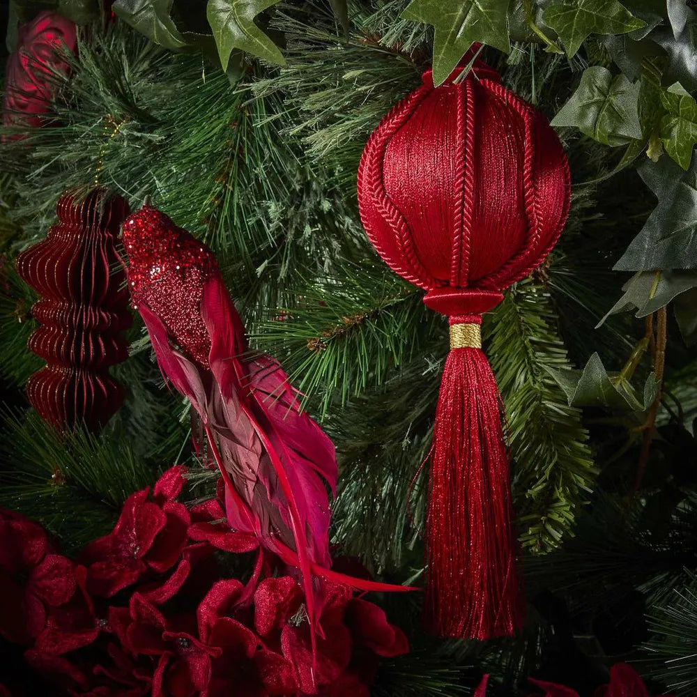 Silk Tassel Bauble | Red