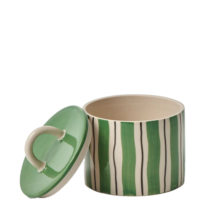 Sugar Bowl | Green Stripe