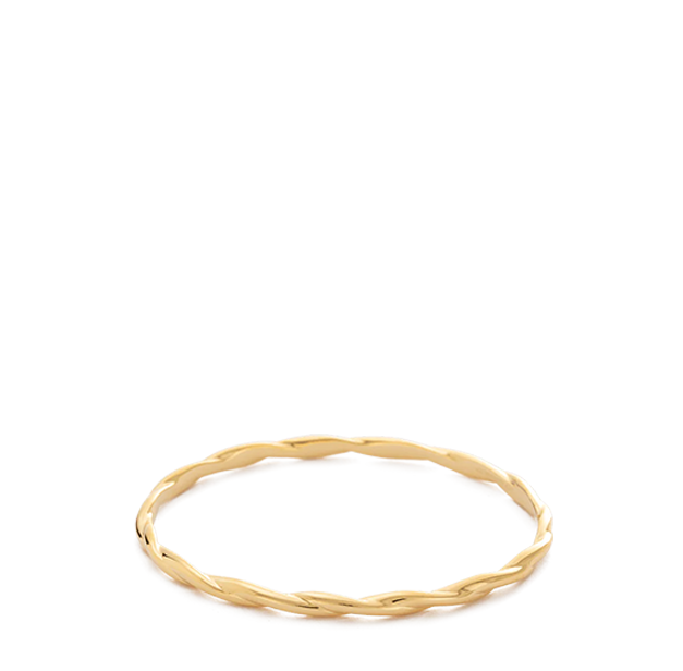 Wave Bangle | 18K Gold Vermeil