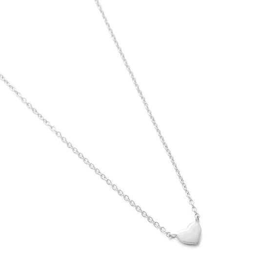 L'Amour Heart Necklace | Sterling Silver