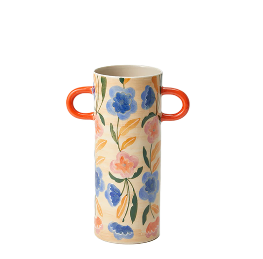 Griffe Tall Vase | Multi Floral