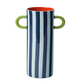 Griffe Tall Vase | Blue Stripe