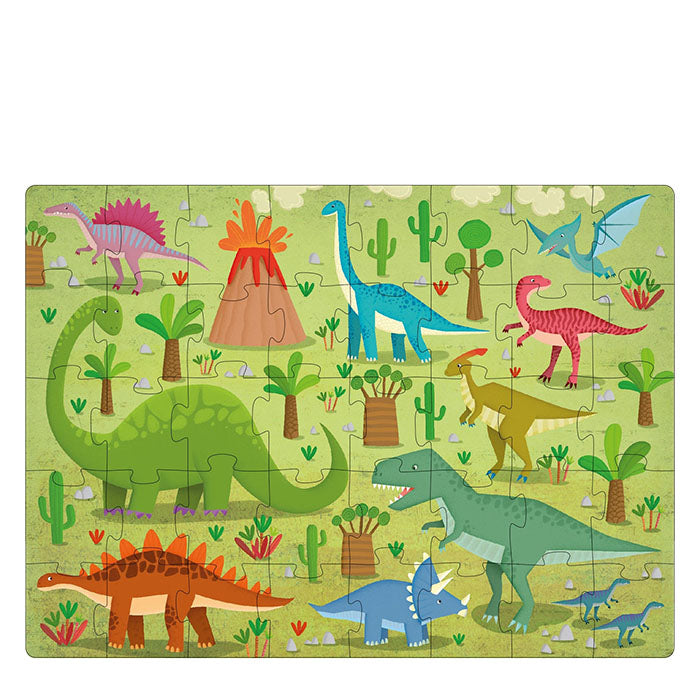 3D Puzzle & Book Set | Learn Words with Dinosaurs