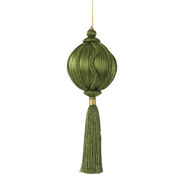 Silk Tassel Bauble | Olive