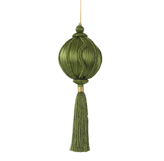 Silk Tassel Bauble | Olive