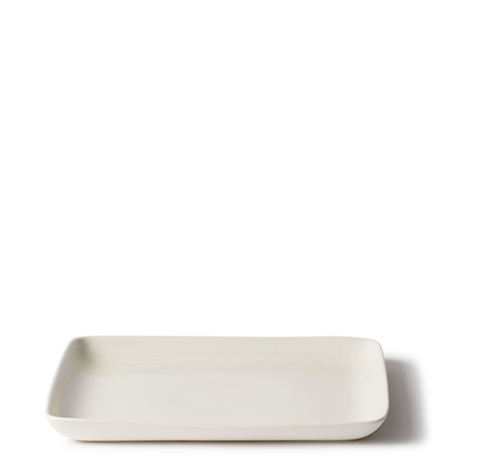 Square Platter | Milk | Medium