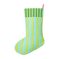Christmas Stocking | Green Stripe
