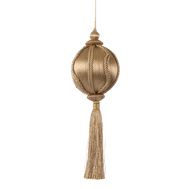 Silk Tassel Bauble | Champagne