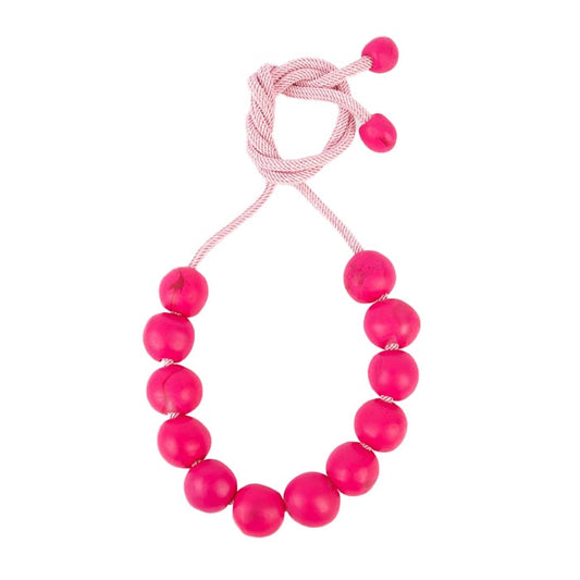 Resin Ball Necklace | Flamingo