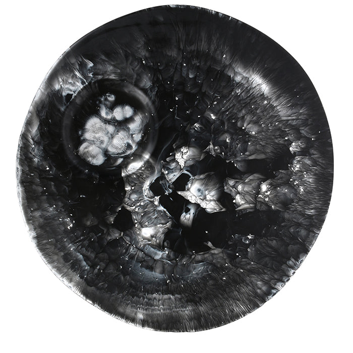 Moon Cheese Platter | Black Marble | Large