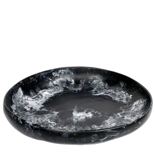 Earth Bowl | Black Marble | Large