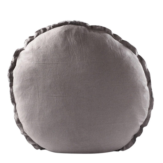 Lulu Linen Cushion | Slate | 60 cm