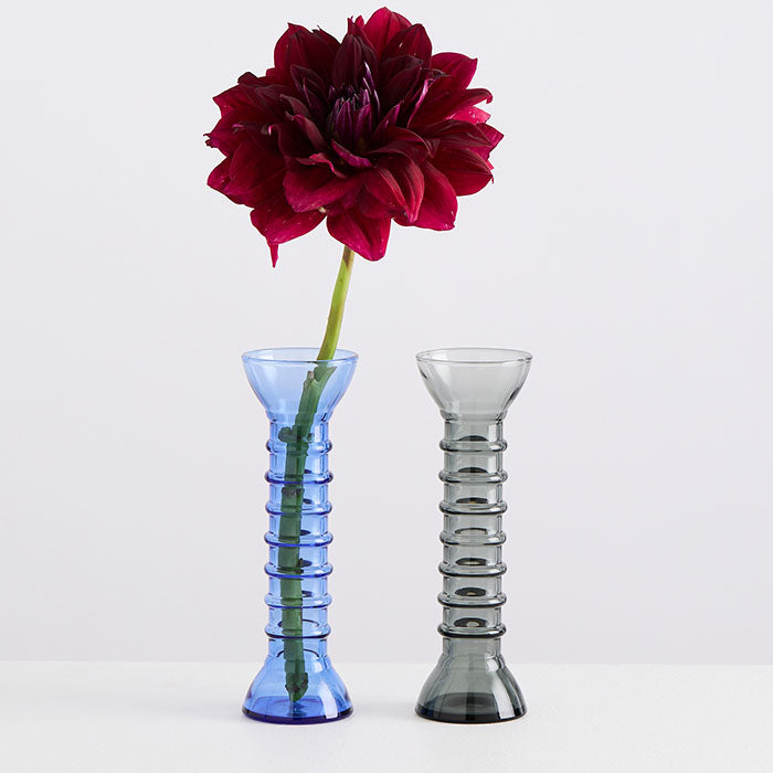 Josephine Vase Duo | Azure Smoke