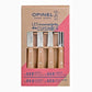 opinel - natural 4 essentials knives box set