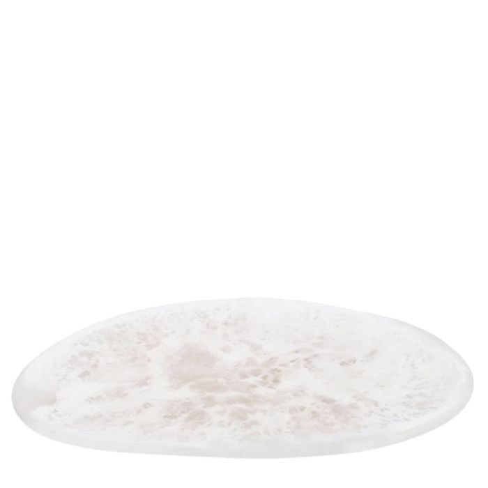 Long Temple Platter | White Clear