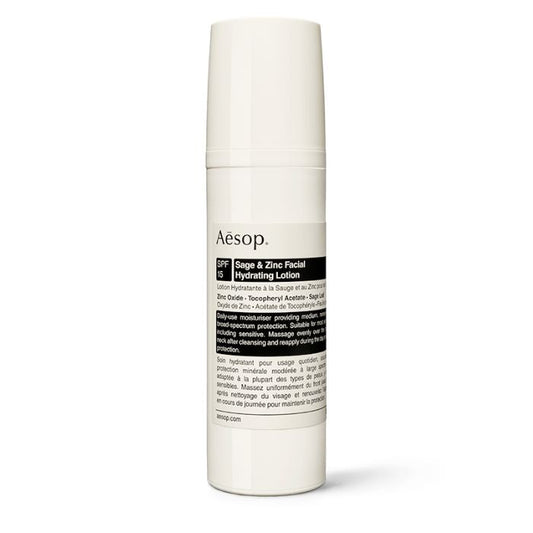 Sage + Zinc Facial Hydrating Lotion SPF15 | 50mL